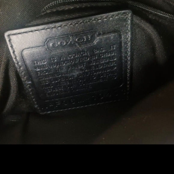 VINTAGE Coach Legacy Signature Monogram Canvas Crossbody Bag NWOT - Picture 9 of 11